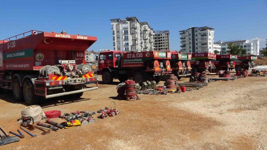 Yangın Personeli İşbaşı Eğitiminde İken Gelen Yangın İhbarı, Ekipleri Harekete Geçirdi