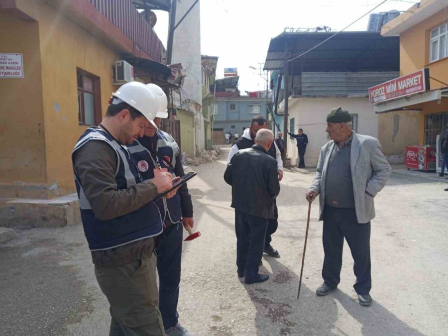Akdeniz Üniversitesi Ekipleri Deprem Hasar Tespit Çalışmalarına Destek Verdi