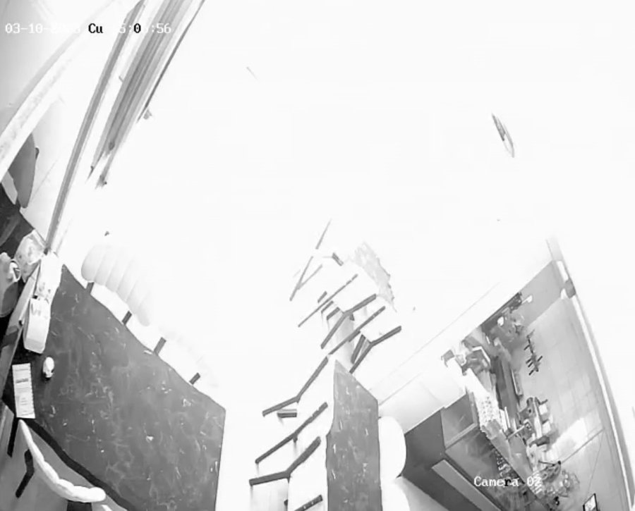 Kasap Dükkanının Kundaklanması Kamerada