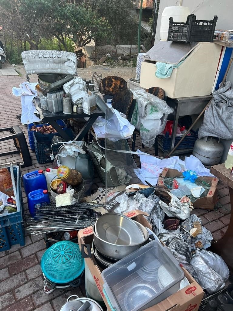 Kasap Dükkanının Kundaklanması Kamerada