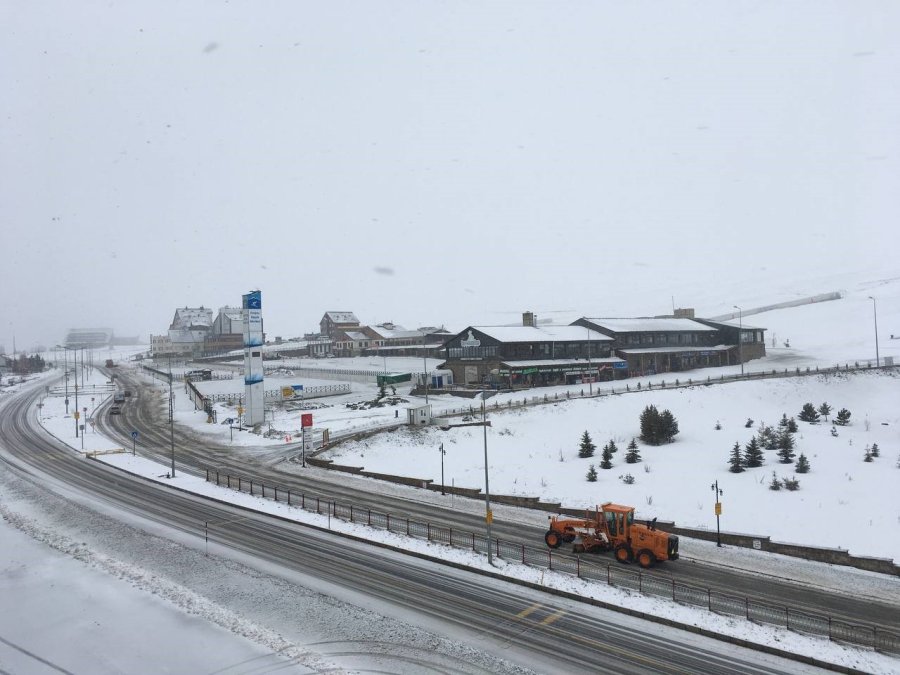 Erciyes’te Kar Yağışı