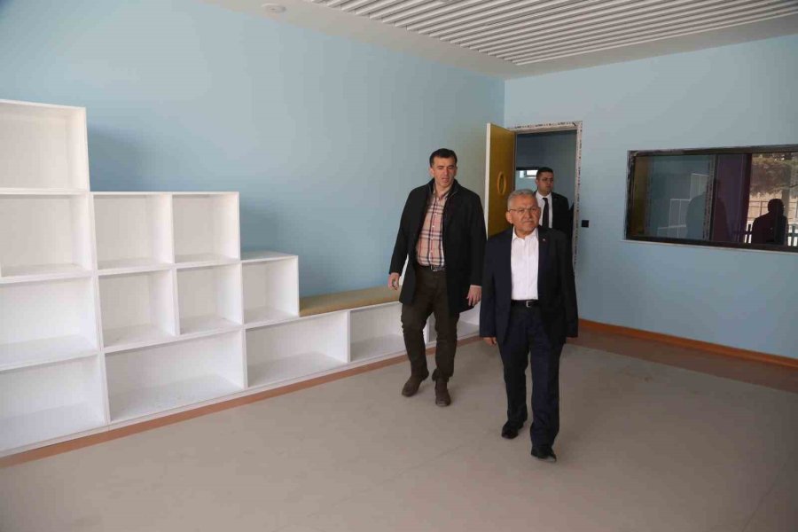 Başkan Büyükkılıç, Çocuk Kütüphanesi Ve Müzik Okulu Projesi’ni İnceledi