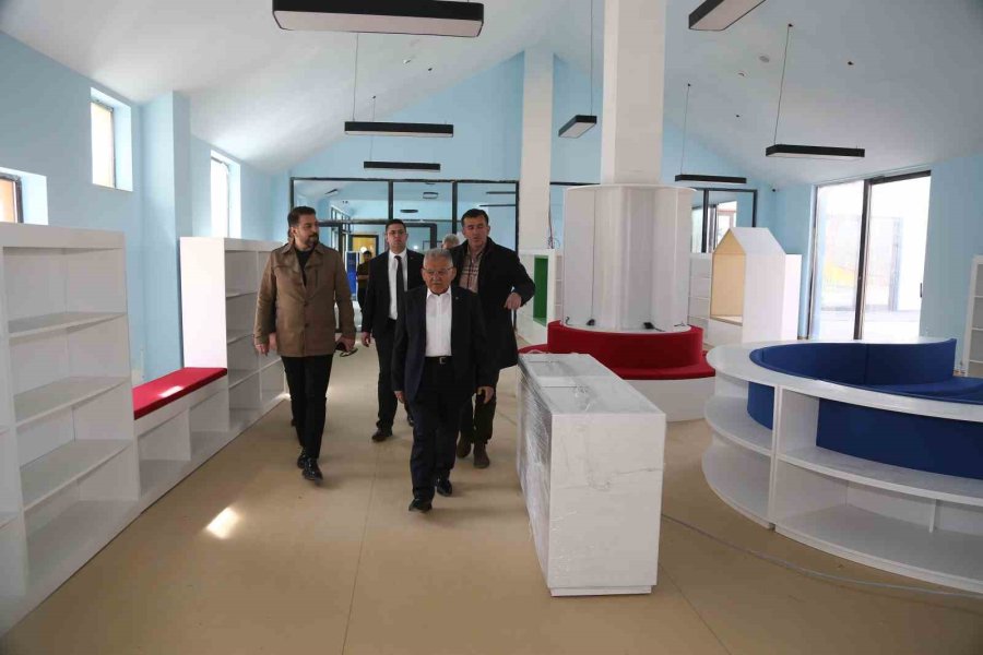 Başkan Büyükkılıç, Çocuk Kütüphanesi Ve Müzik Okulu Projesi’ni İnceledi
