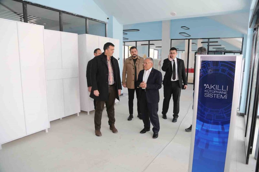 Başkan Büyükkılıç, Çocuk Kütüphanesi Ve Müzik Okulu Projesi’ni İnceledi