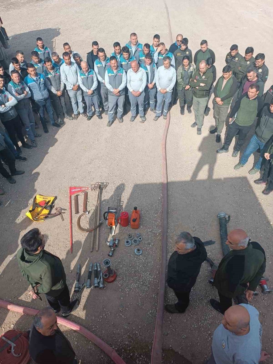 Yangın Ekibine İşbaşı Eğitimi Verildi