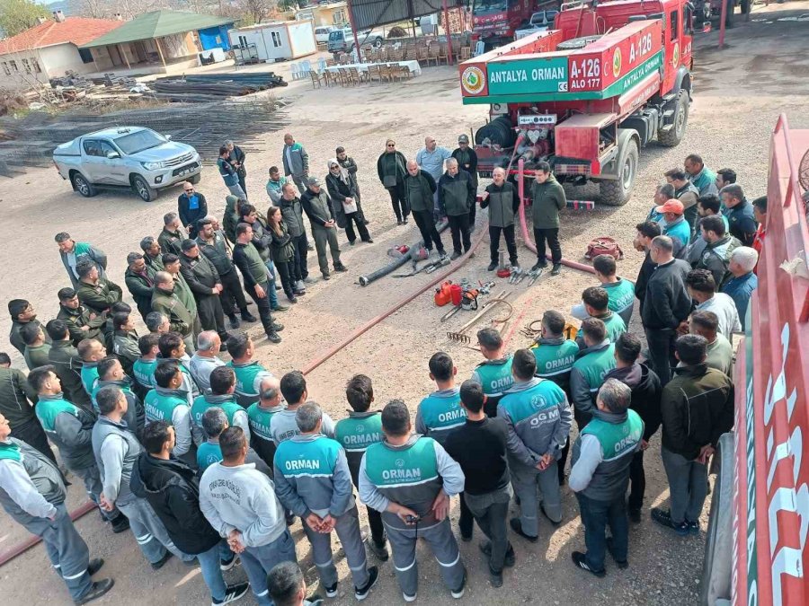 Yangın Ekibine İşbaşı Eğitimi Verildi