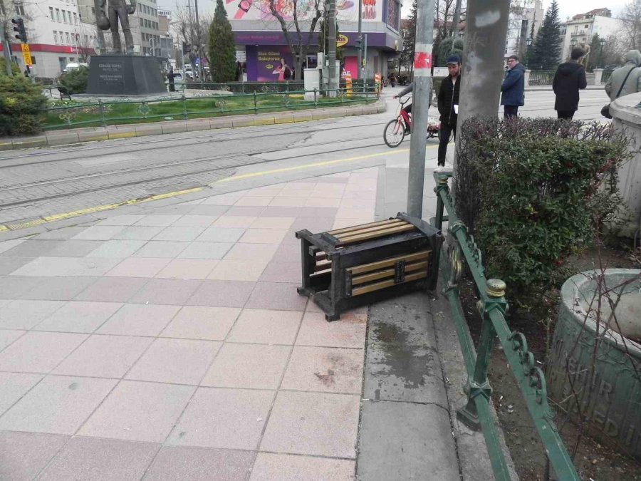 Hıncını Çöp Kutusunu Devirerek Çıkardı