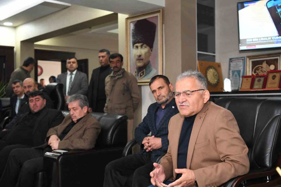 Başkan Büyükkılıç’tan Tomarza’da ‘yatırım Değerlendirme Toplantısı’