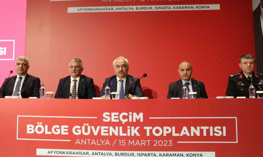 İçişleri Bakan Yardımcısı Ersoy: “18 Yaşından Küçüklerin Seçim Materyali Dağıtmasına İzin Vermeyeceğiz"