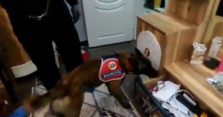 Detektör Köpekle Yapılan Operasyonda Sobanın İçinden Uyuşturucu Çıktı
