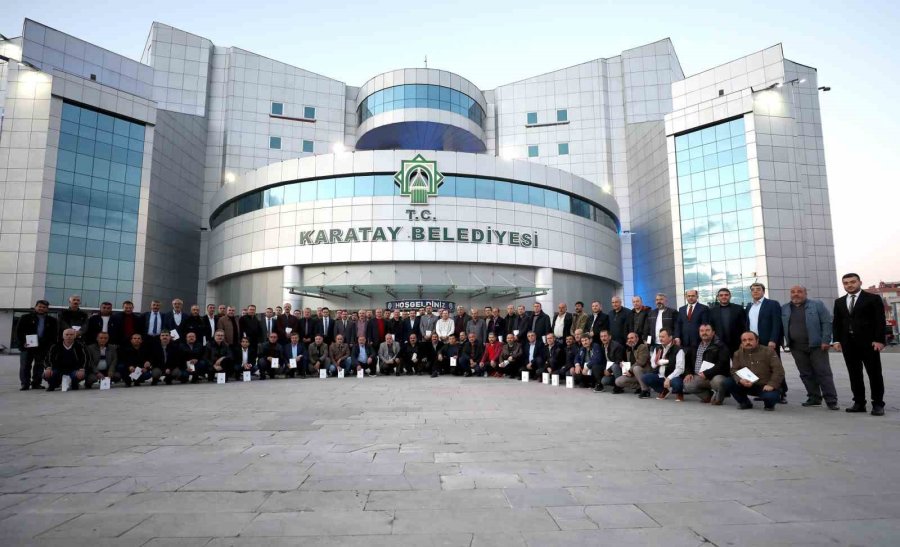 Karatay Belediyesinden Emekli Olan Personele Veda