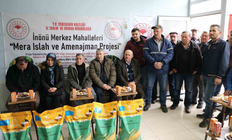 İnönü’de 582 Dekar Mera Alanı Islah Ediliyor