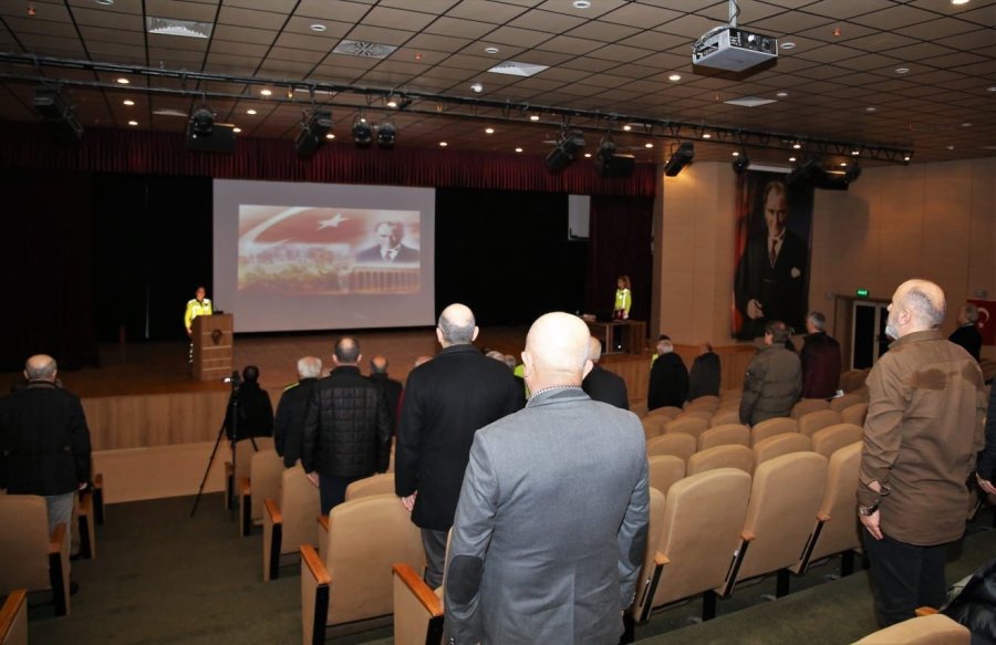 Fahri Trafik Müfettişlerine Bilgilendirme Toplantısı