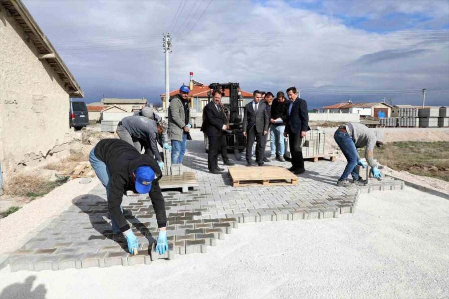 Karatay Belediyesi Bu Yıl 750 Bin Metrekare Parke Yol Çalışması Hedefliyor