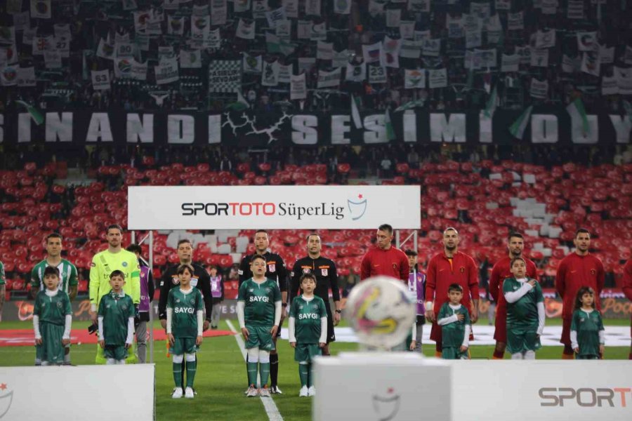 Spor Toto Süper Lig: Konyaspor: 0 - Galatasaray: 0 (maç Devam Ediyor)