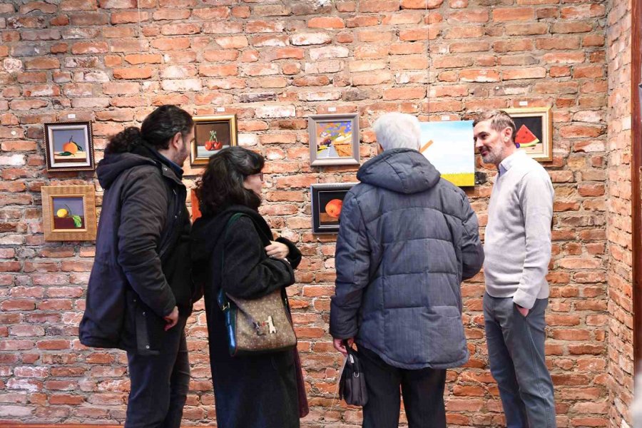 Metin Özöğüt Sakinlerinden Karma Resim Sergisi