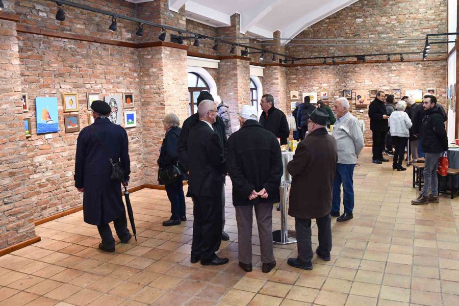 Metin Özöğüt Sakinlerinden Karma Resim Sergisi