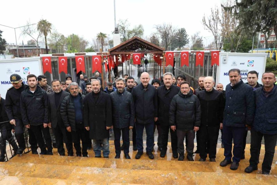 Başkan Palancıoğlu, Bakan Soylu İle Çarşıda İnceleme Yaptı