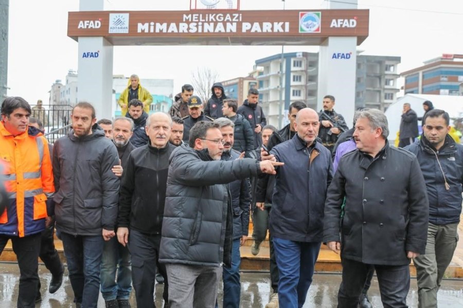 Başkan Palancıoğlu, Bakan Soylu İle Çarşıda İnceleme Yaptı