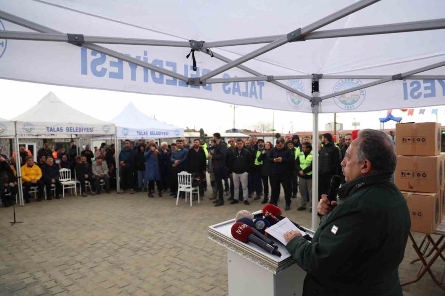 Talas Elbistan’a Konteyner Kent Kurdu