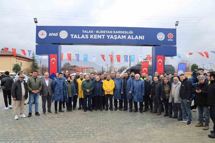 Talas Elbistan’a Konteyner Kent Kurdu