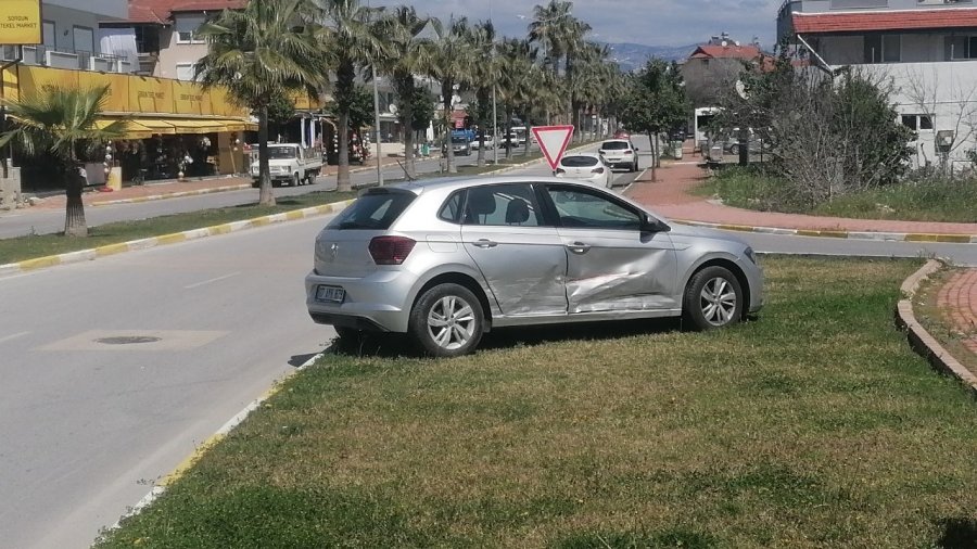 Manavgat’ta Trafik Kazası: 1 Yaralı