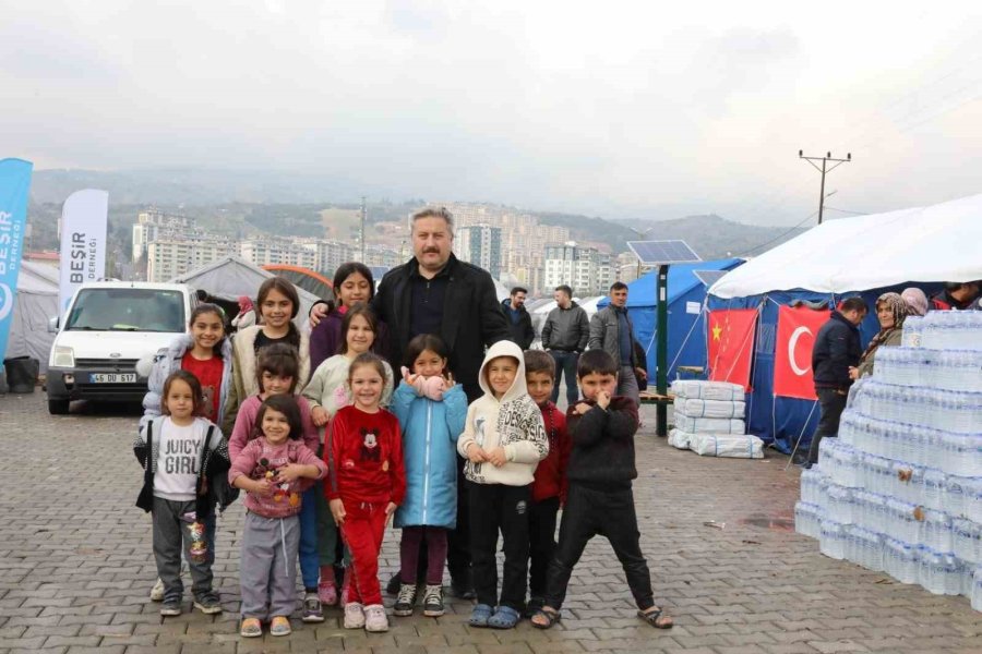 Başkan Palancıoğlu Kahramanmaraş Çadırkent’te Depremzedeleri Ziyaret Etti