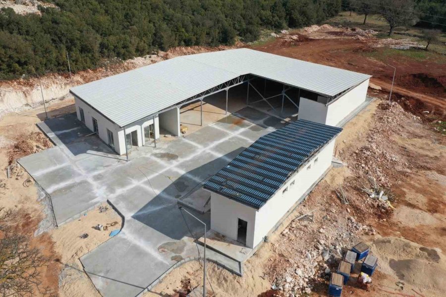 Kaş’ta Sıfır Atık Tesisinin Yapımında Sona Gelindi