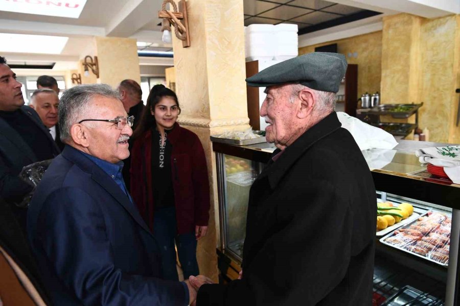 Başkan Büyükkılıç’tan Doğu Garajı Esnafına Ziyaret