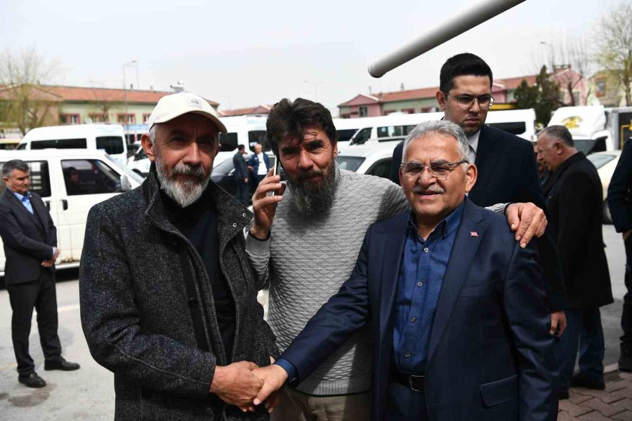 Başkan Büyükkılıç’tan Doğu Garajı Esnafına Ziyaret