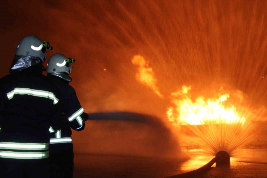 Gazipaşa-alanya Havalimanı’nda Acil Durum Tatbikatı