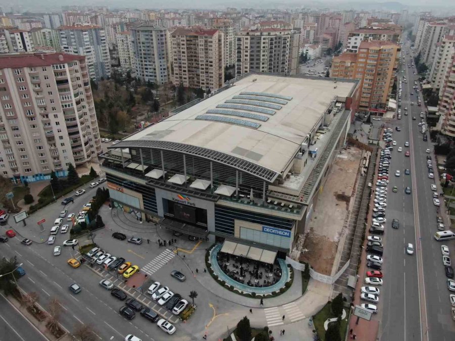 Kayseripark’taki Kaçak İnşaat Havadan Görüntülendi