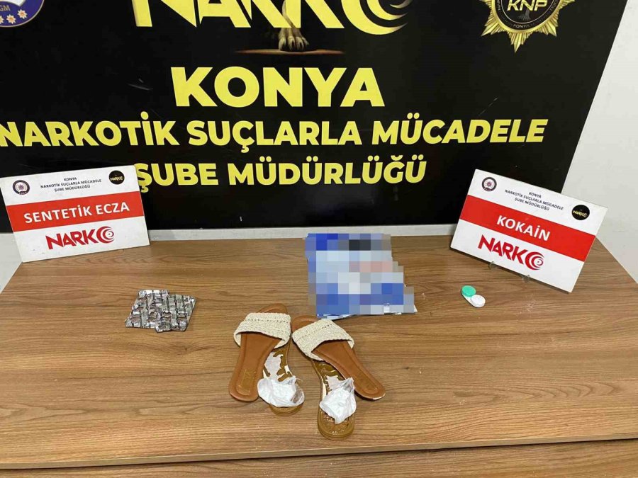 Kargoyla Gelen Terlikten Kokain Çıktı