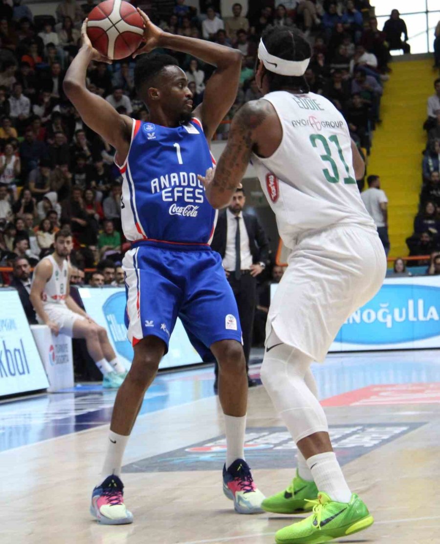Basketbol Süper Ligi: Konyaspor: 83 - A.efes: 99