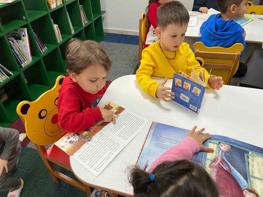 Büyükşehir Erkilet Kütüphanesi’nde Minikler Ağırlanıyor