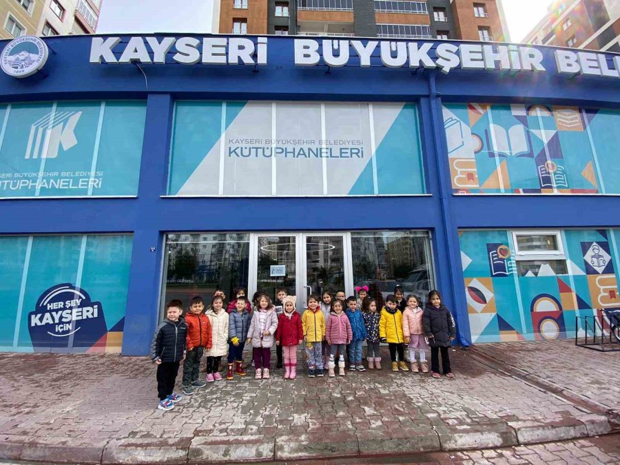 Büyükşehir Erkilet Kütüphanesi’nde Minikler Ağırlanıyor