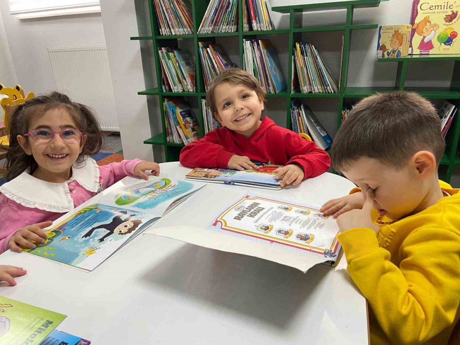 Büyükşehir Erkilet Kütüphanesi’nde Minikler Ağırlanıyor