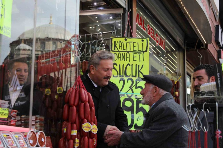 Başkan Palancıoğlu’ndan Esnaf Ziyareti