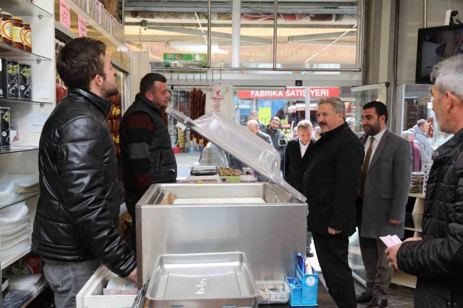 Başkan Palancıoğlu’ndan Esnaf Ziyareti