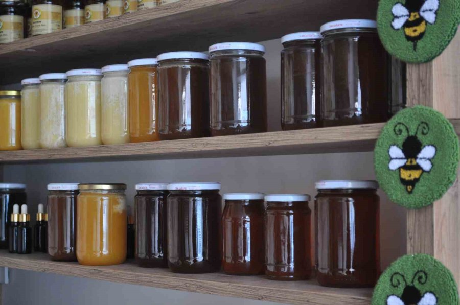 Kristalize Olmuş Bal Kendini Korumaya Almış Baldır