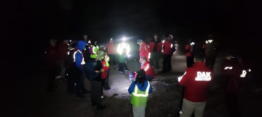 Dak Ekibinden 7 Kilometrelik Gece Yürüyüşü