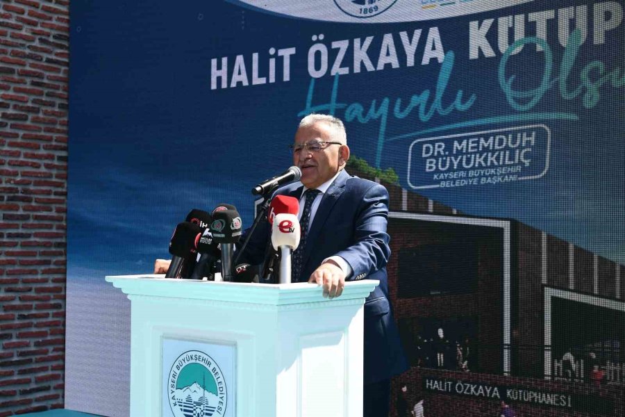 Başkan Büyükkılıç, 10’uncu Kütüphaneyi Açtı, Yeni Kütüphanelerin Müjdesini Verdi