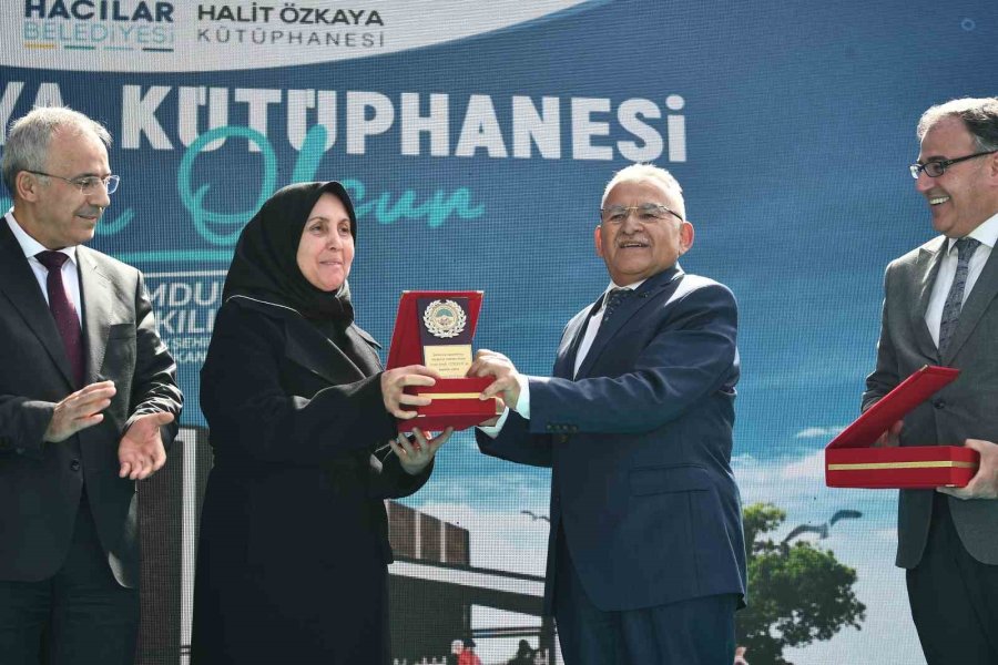 Başkan Büyükkılıç, 10’uncu Kütüphaneyi Açtı, Yeni Kütüphanelerin Müjdesini Verdi