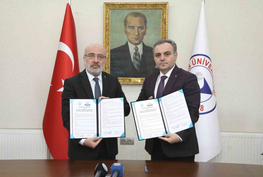Erü Ve Kayü Arasında “eğitimde İşbirliği Protokolü” İmzalandı