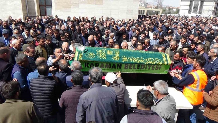 Kazada Ölen 2 Mermer İşçisi Karaman’da Son Yolculuğuna Uğurlandı