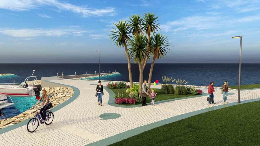 Başkan Sözen, Antik Side Limanı’nı Güzelleştiriyor