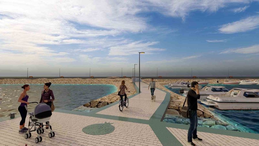 Başkan Sözen, Antik Side Limanı’nı Güzelleştiriyor