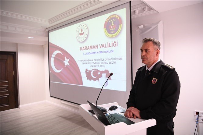 Karaman’da Seçim Güvenliği Toplantısı Yapıldı