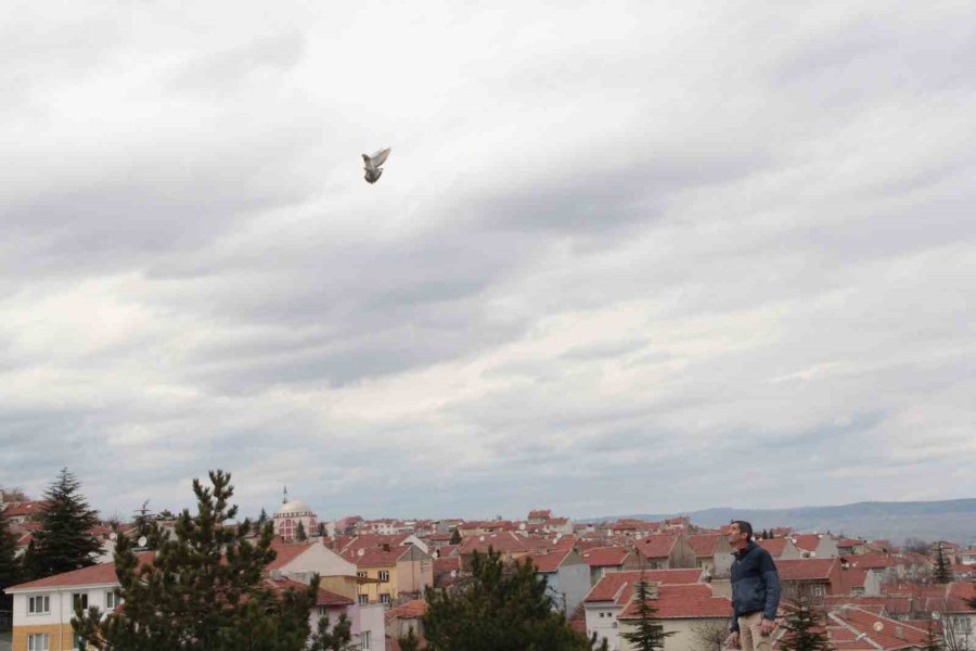 Sadece İftar Yapmak İçin Güvercinlerinin Yanından Ayrılıyor