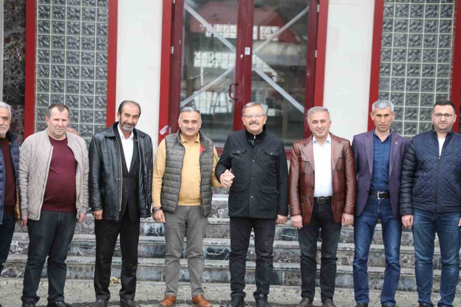 Develi Belediyesi’nden Göksun Belediyesi’ne ‘kardeşlik Ziyareti’